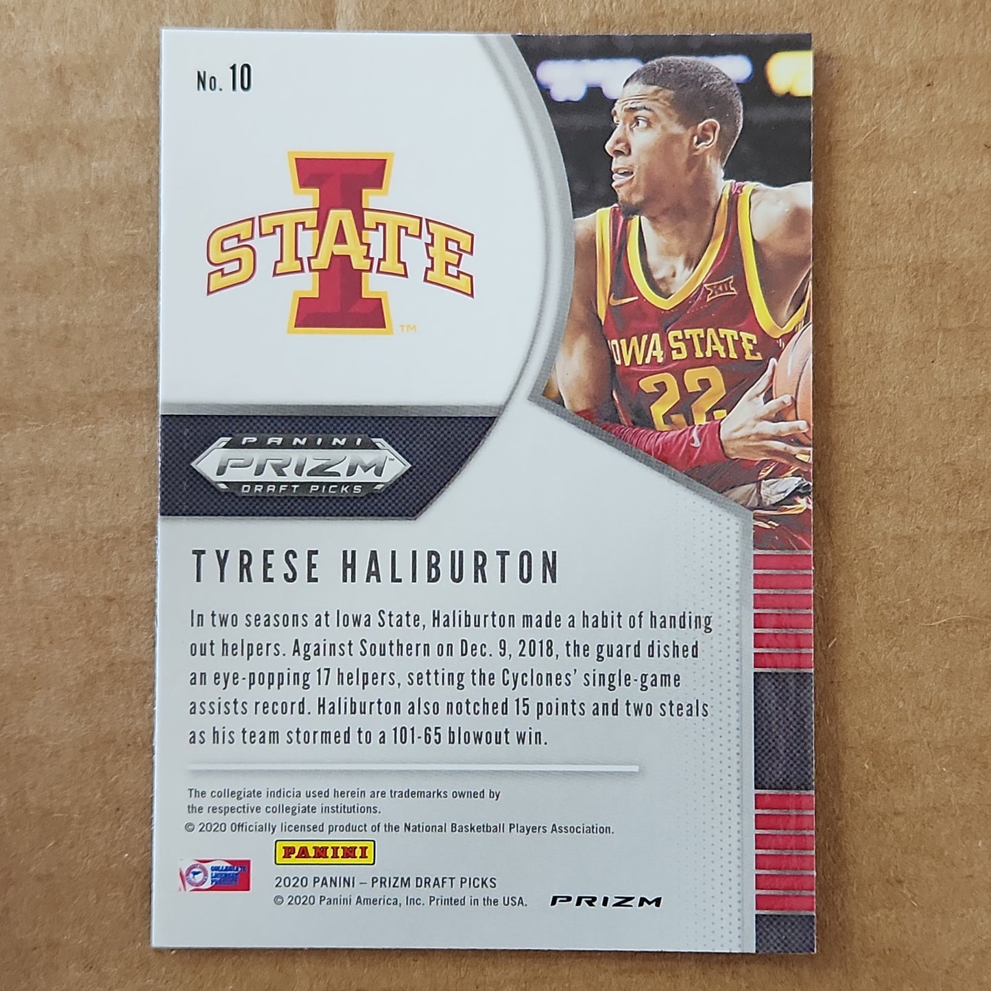 Tyrese Haliburton Prizm RWB Paralell