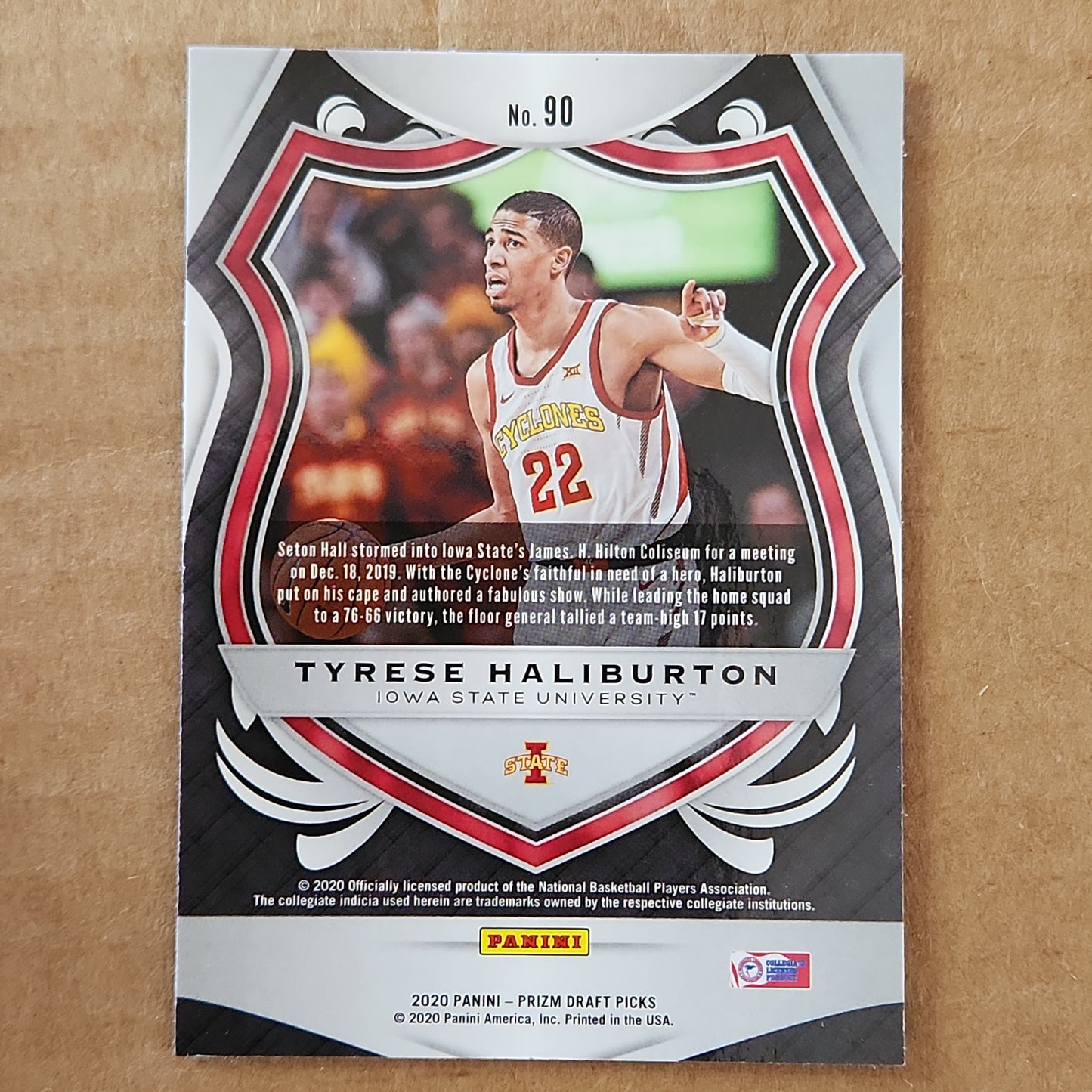 Tyrese Haliburton Prizm Crusade Base