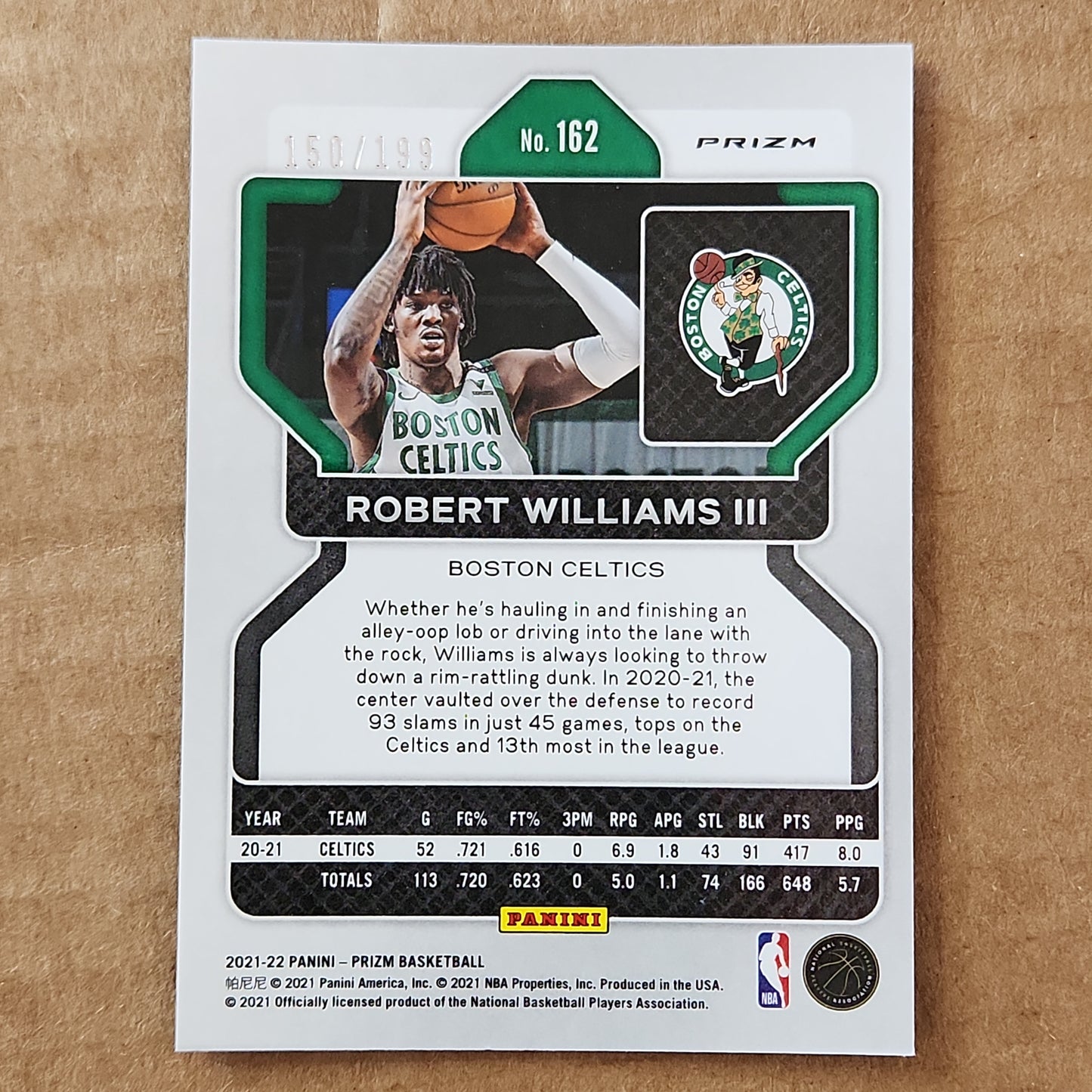 Robert Williams Prizm Blue 150/199