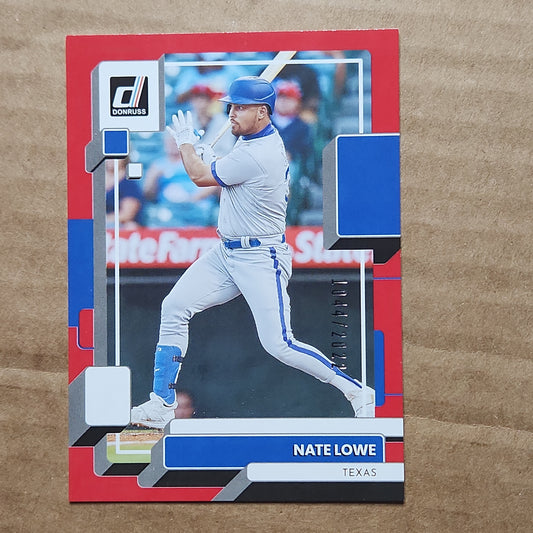 Nate Lowe Donruss 1044/2022