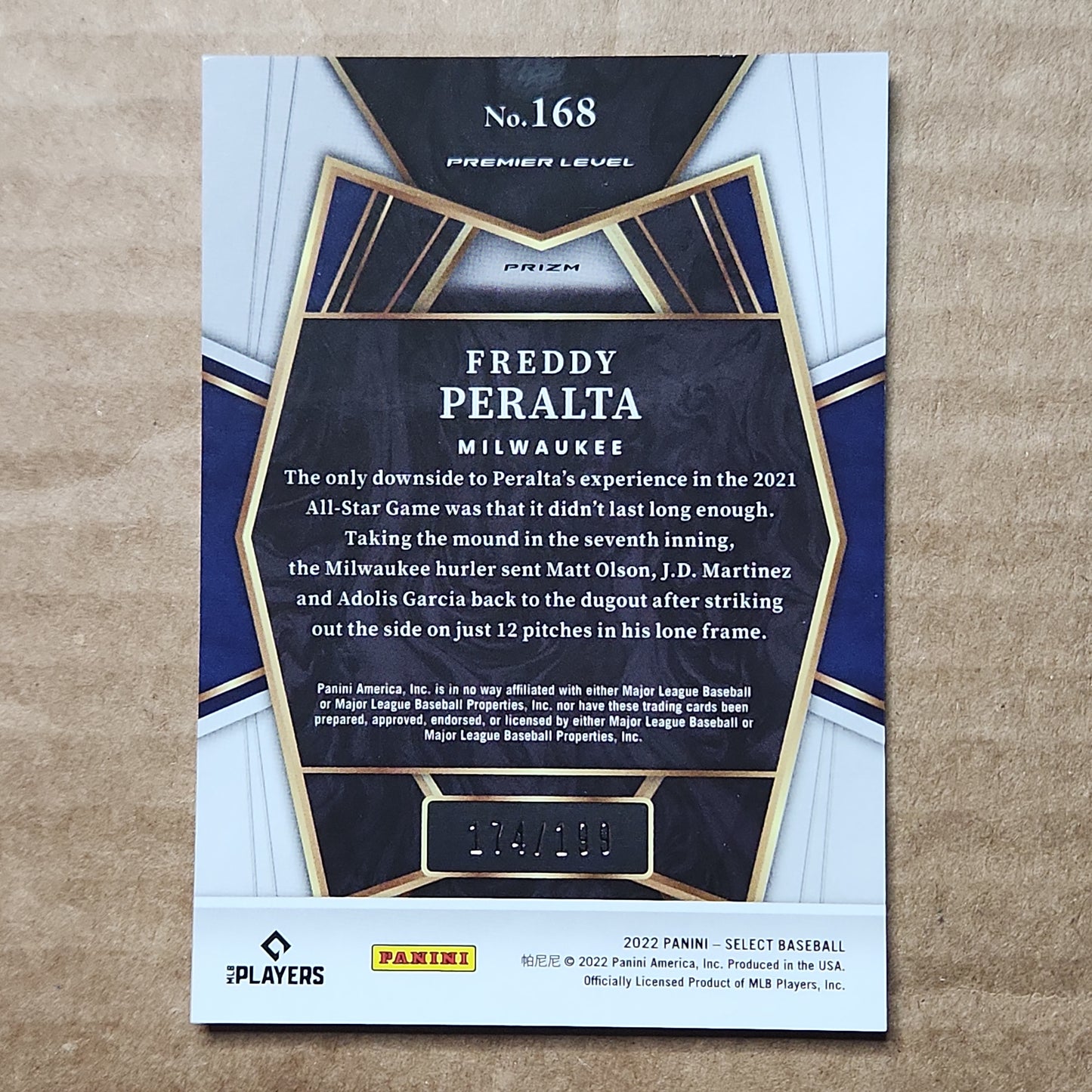 Freddy Peralta Select Red 174/199