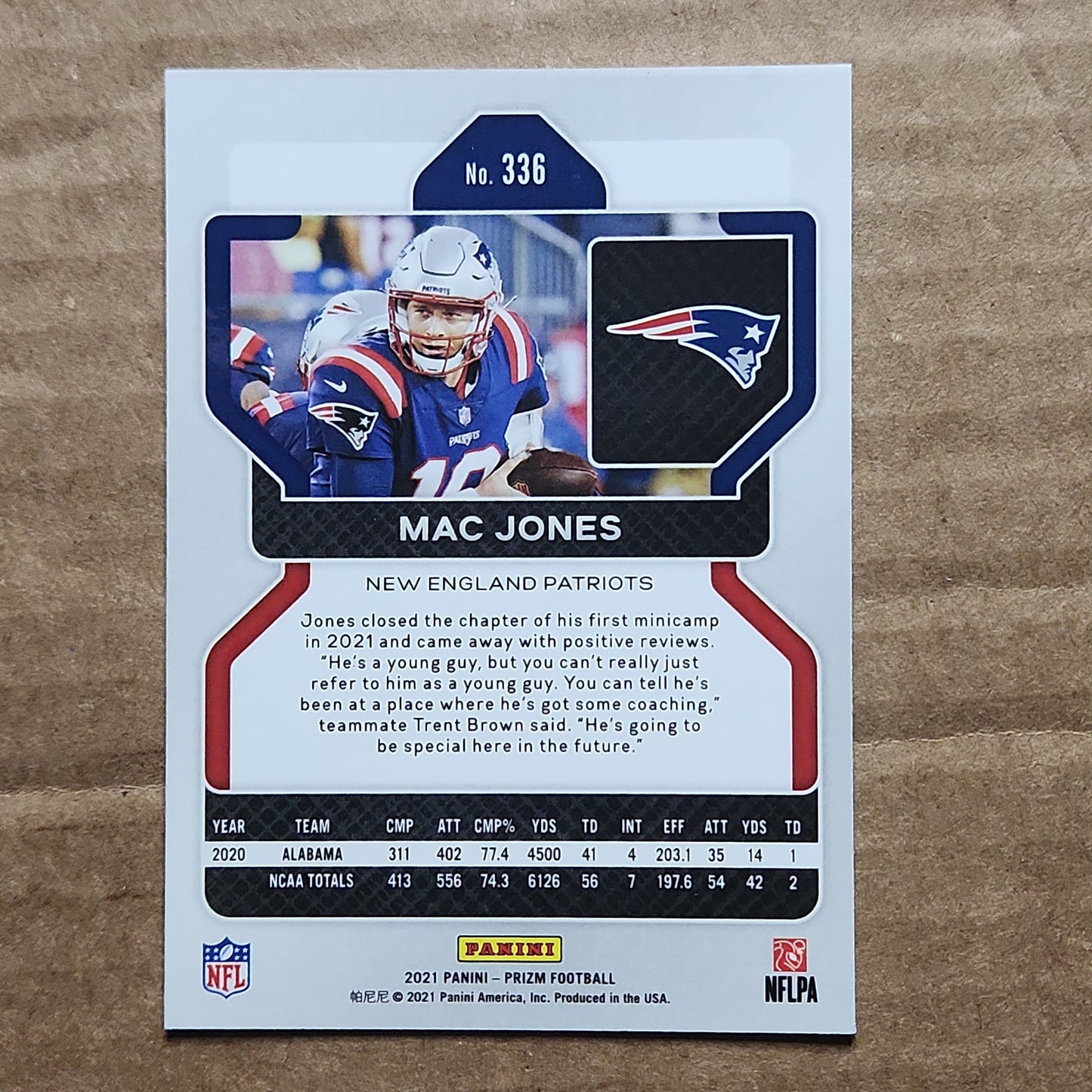 Mac Jones Prizm RC