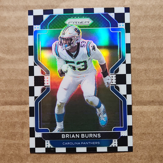 Brian Burns 2021 Panini Prizm Black White Checkerboard #316