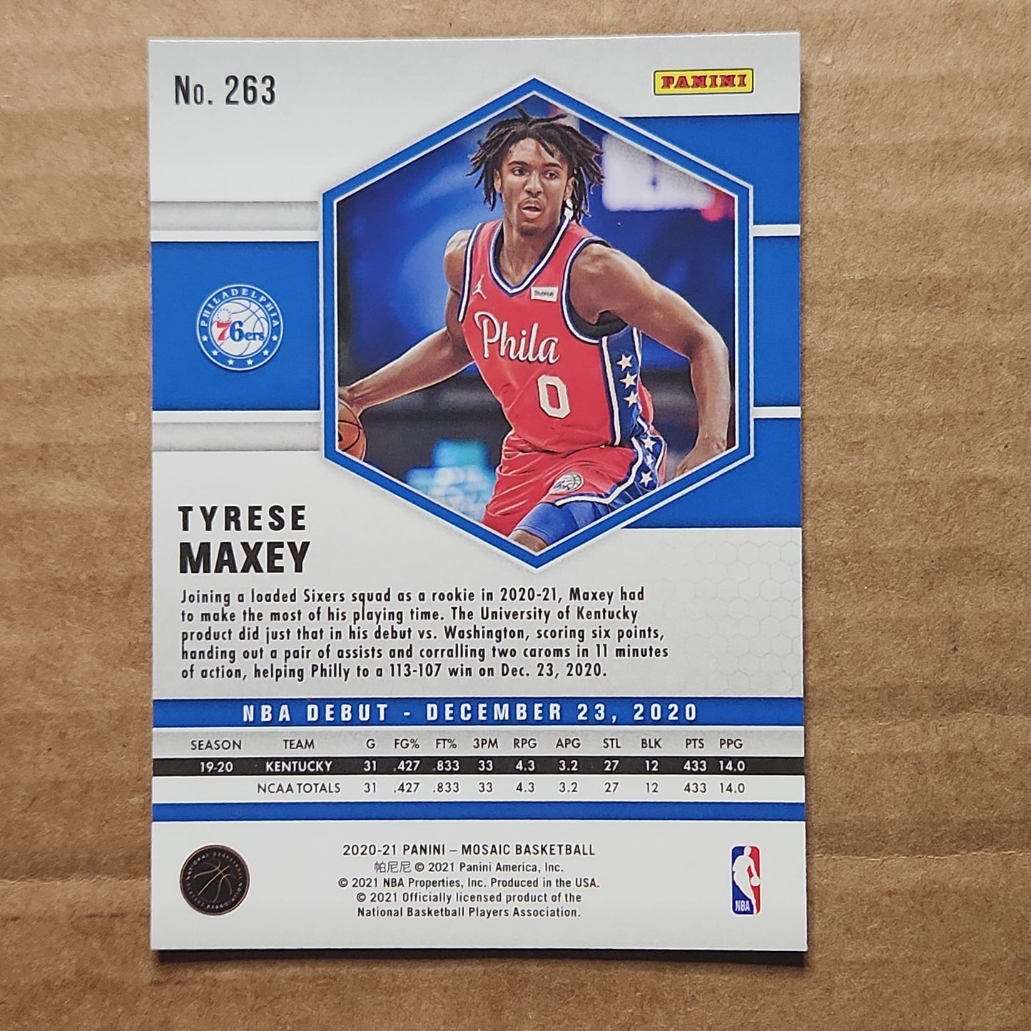 Tyrese Maxey Mosaic RC