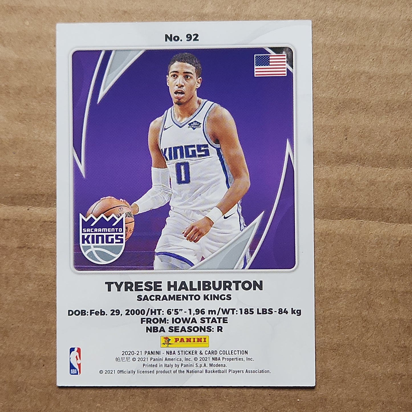 Tyrese Haliburton RC no.92