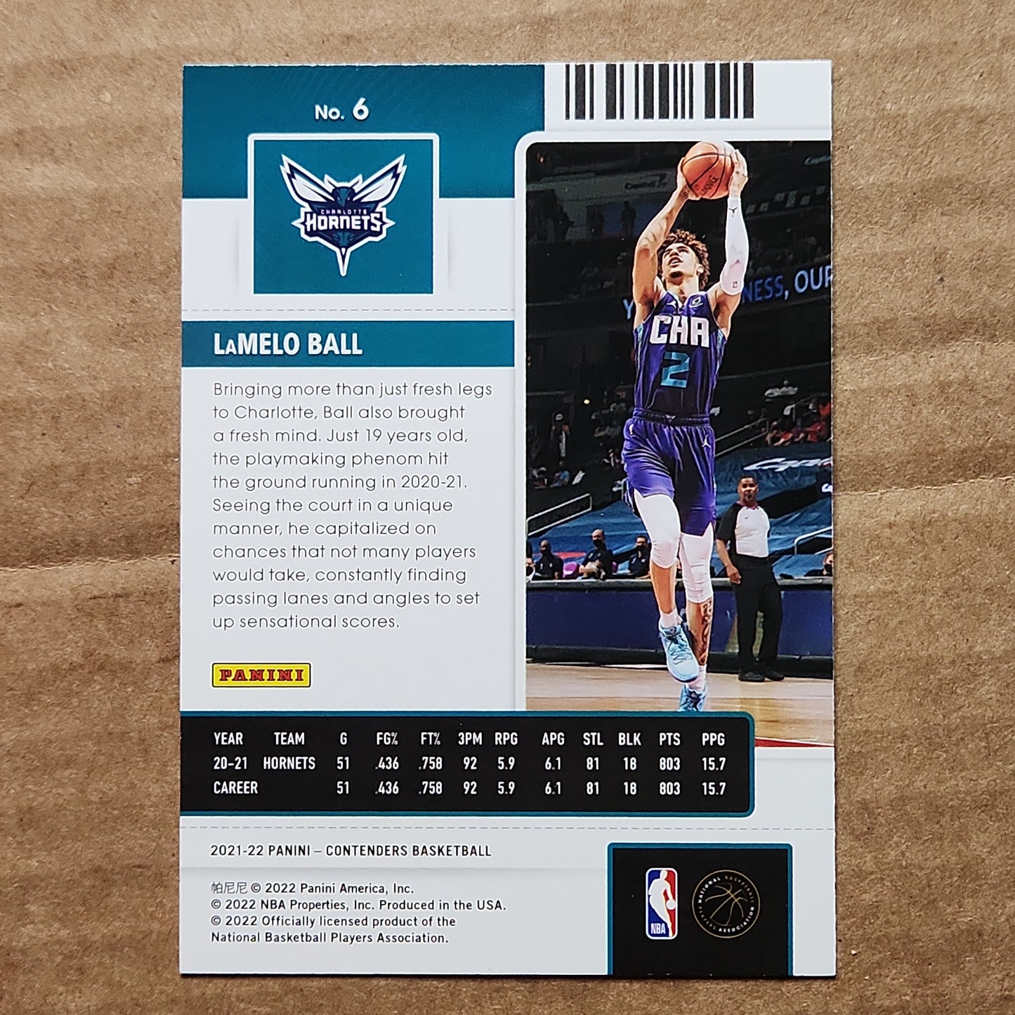 Lamelo Ball Contenders Season Ticket