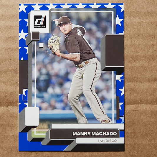 2022 Donruss #193 Manny Machado Blue/White Stars