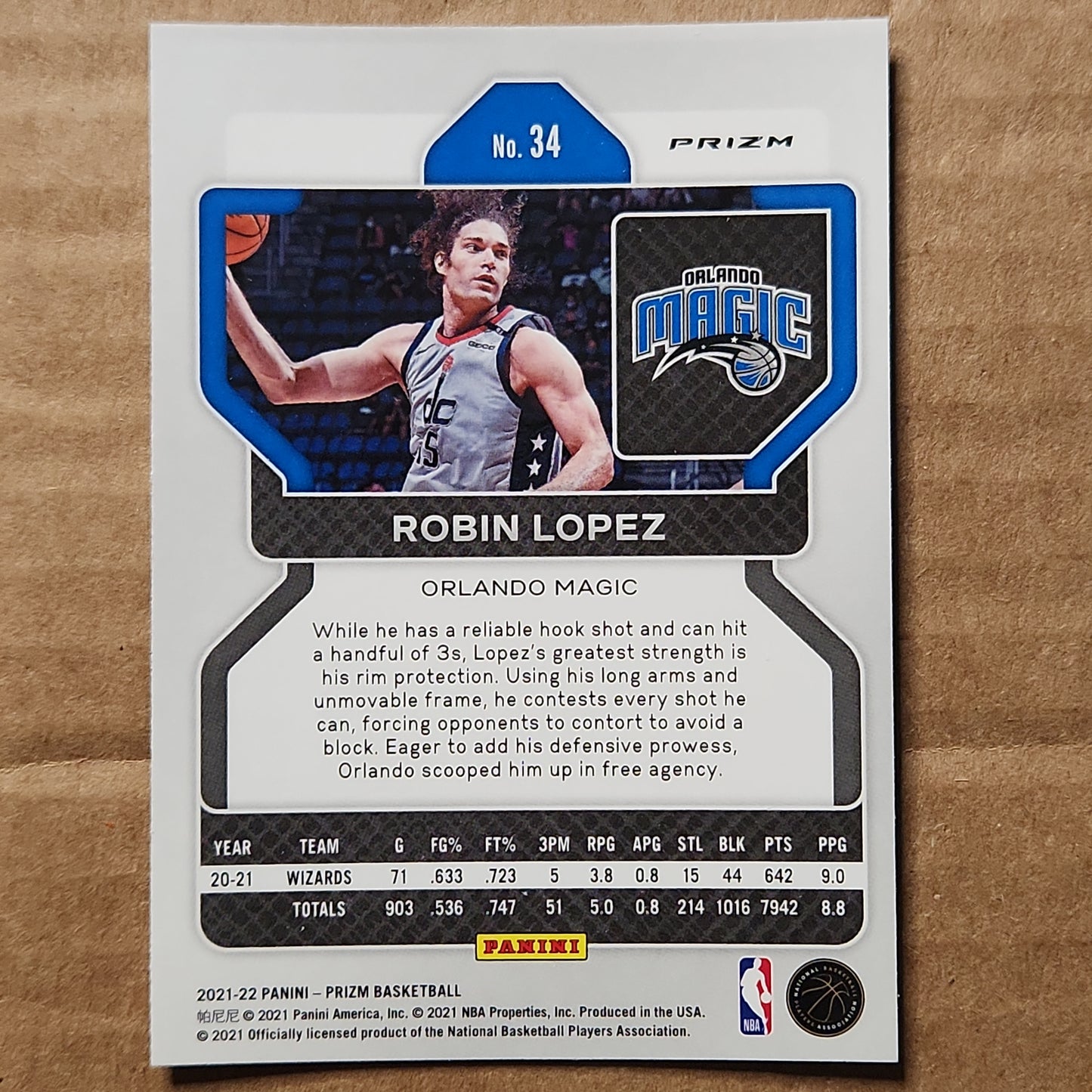 Robin Lopez Prizm Silver