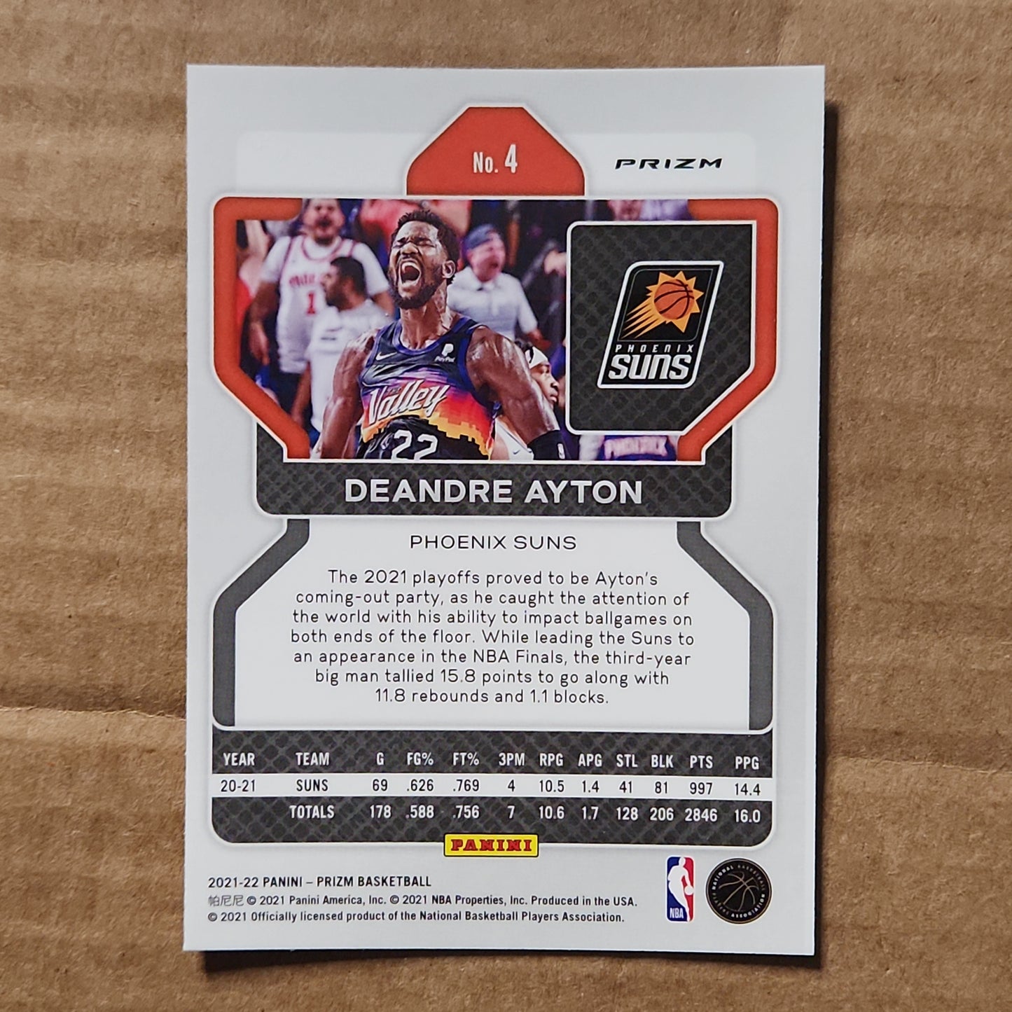 Deandre Ayton Prizm Purple Wave