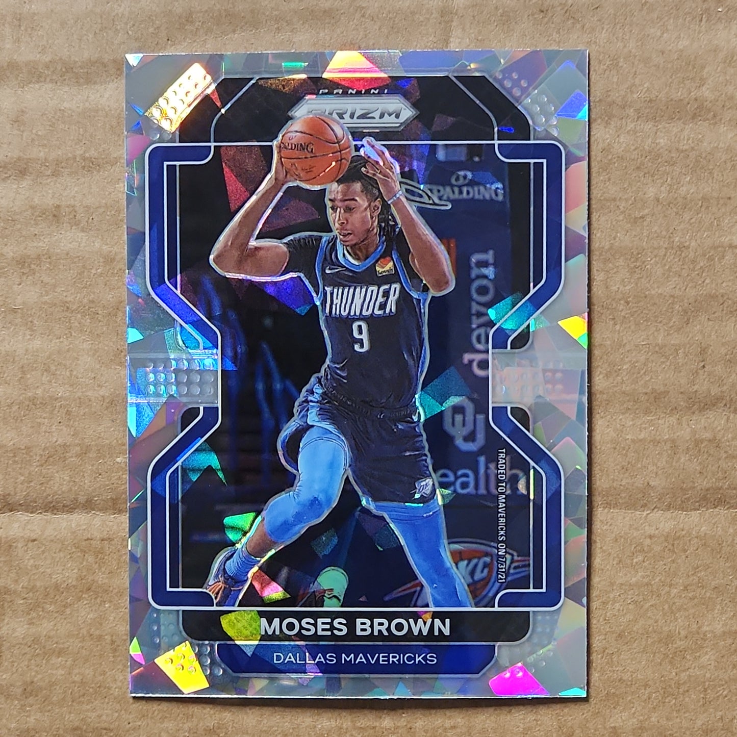 Moses Brown Prizm Silver Cracked Ice