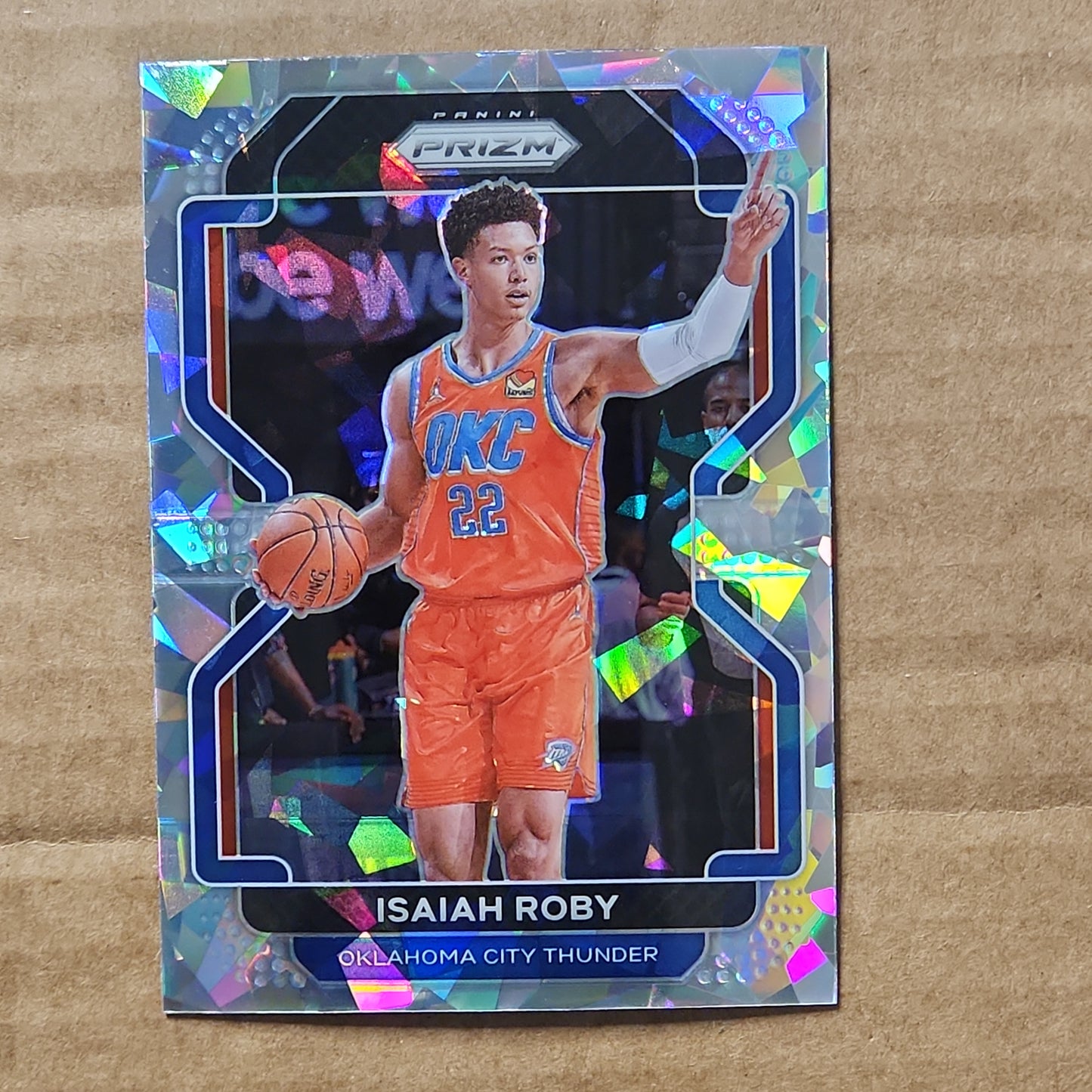 Isaiah Roby Prizm Silver Cracked Ice