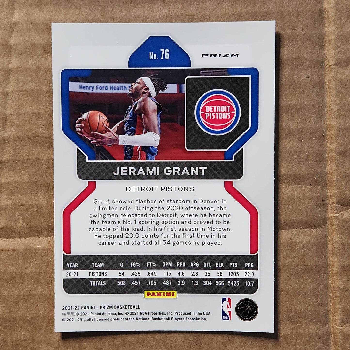 Jerami Grant Prizm Purple Wave