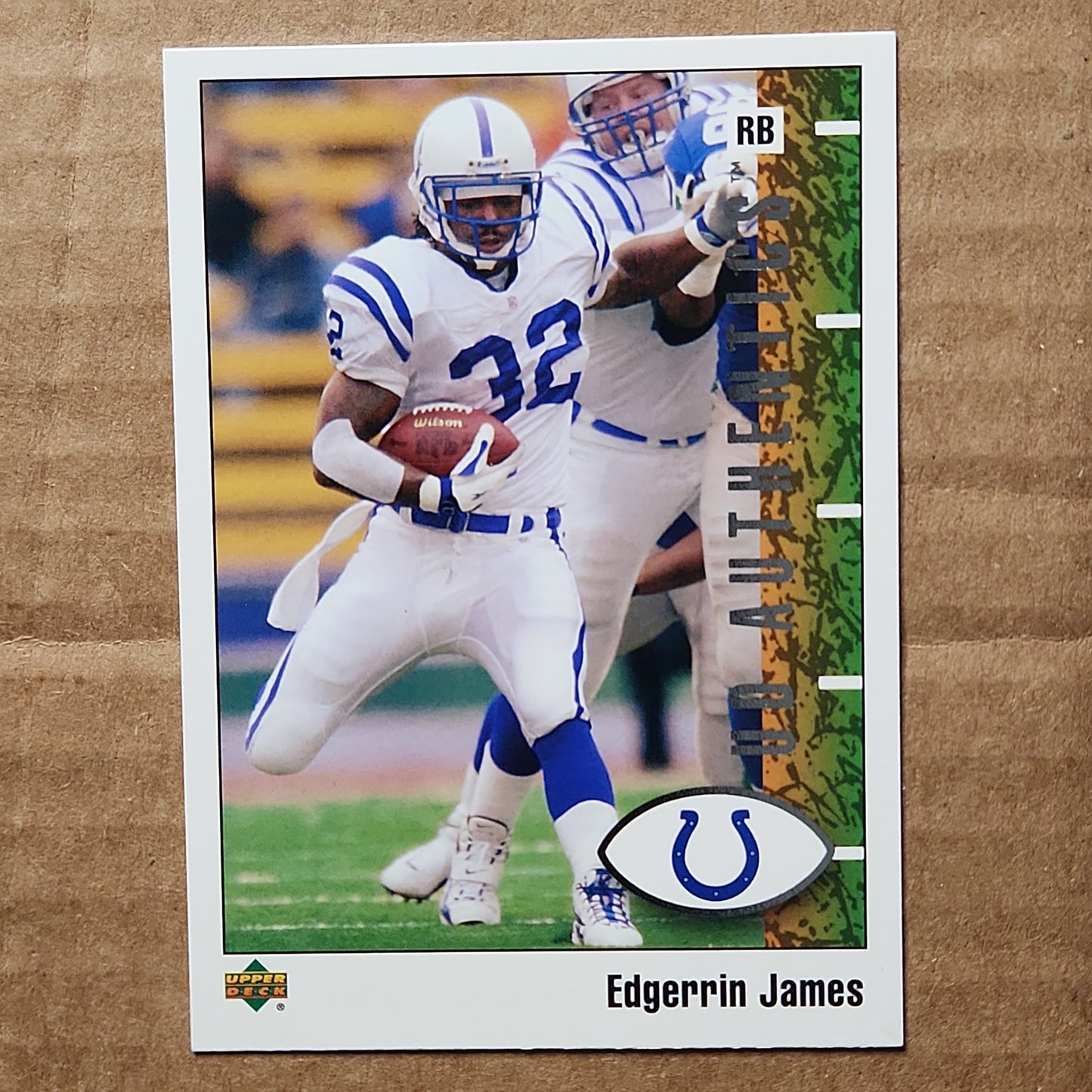 2002 Edgerrin James Upper Deck