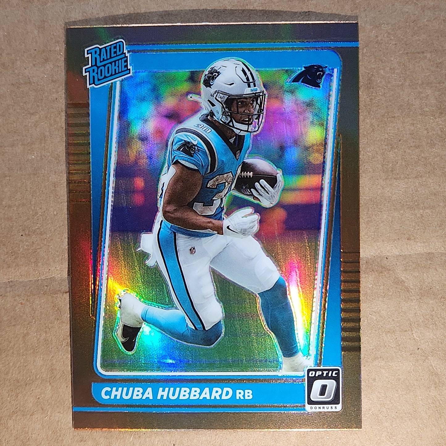 Chuba Hubbard Optic Rated Rookie Bronze