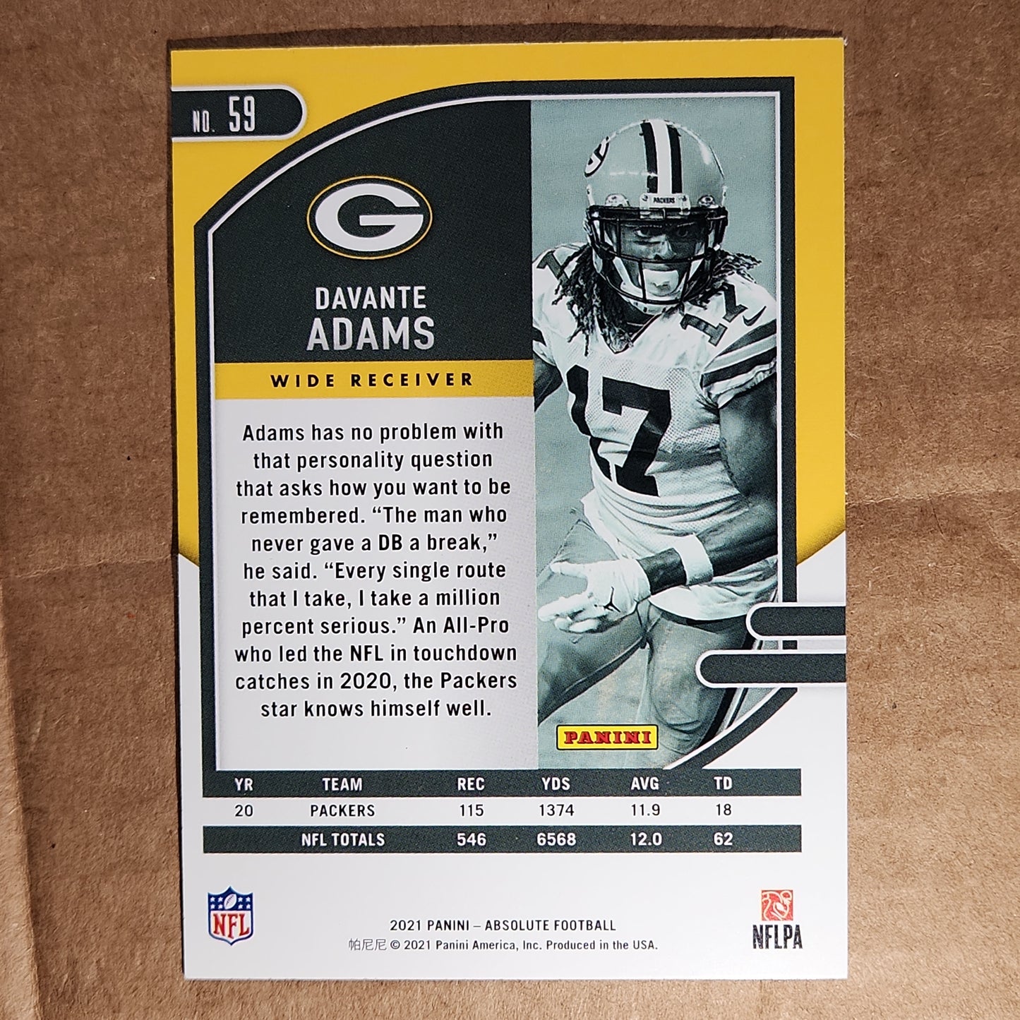 Davante Adams Red Paralell