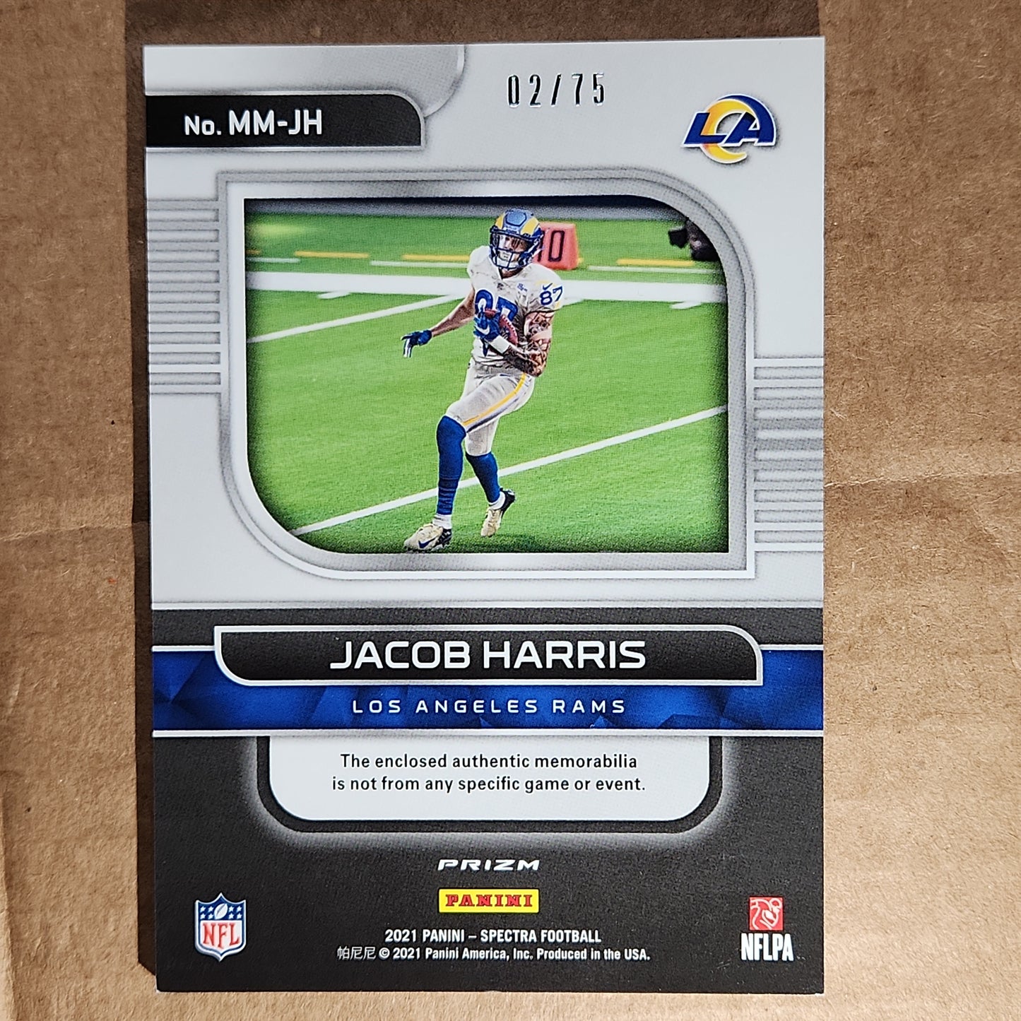 Jacob Harris Patch RC 02/75