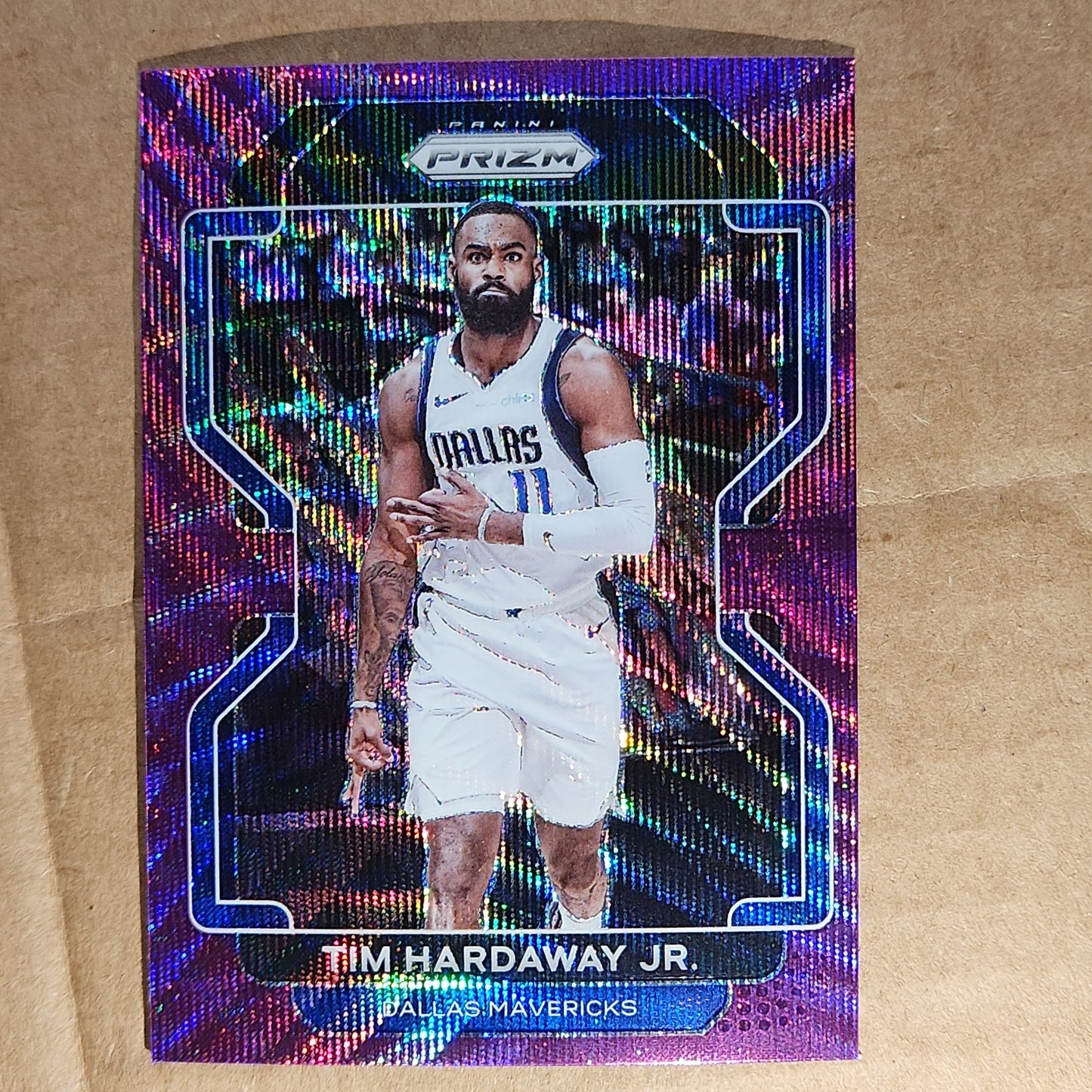 Tim Hardaway Prizm Purple Wave