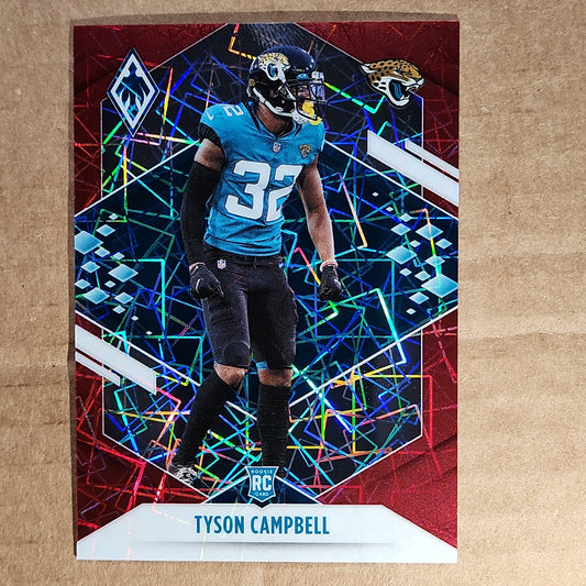 Tyson Campbell Phoenix Football RC #'d 122/285