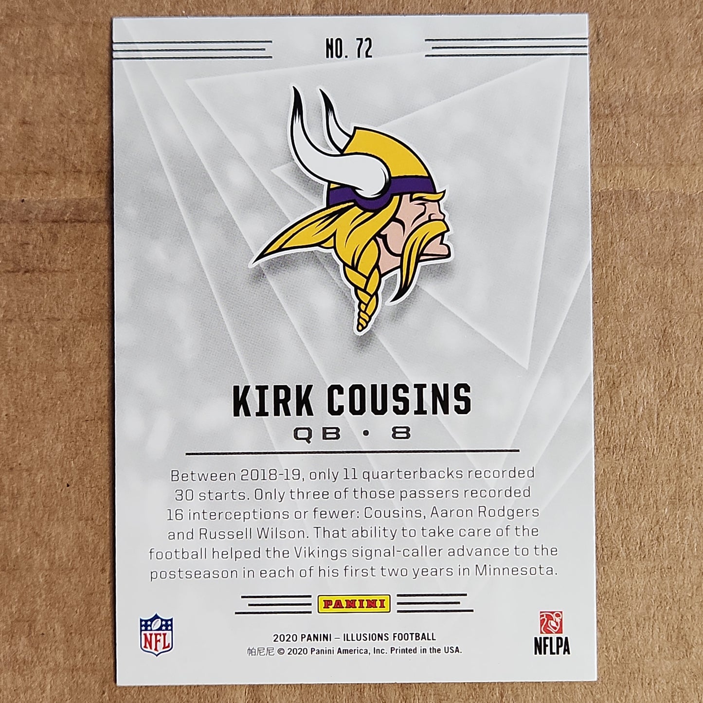 Kirk Cousins Illusions Bronze