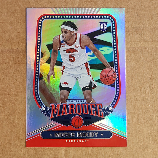 Moses Moody Marquee Rookies Silver