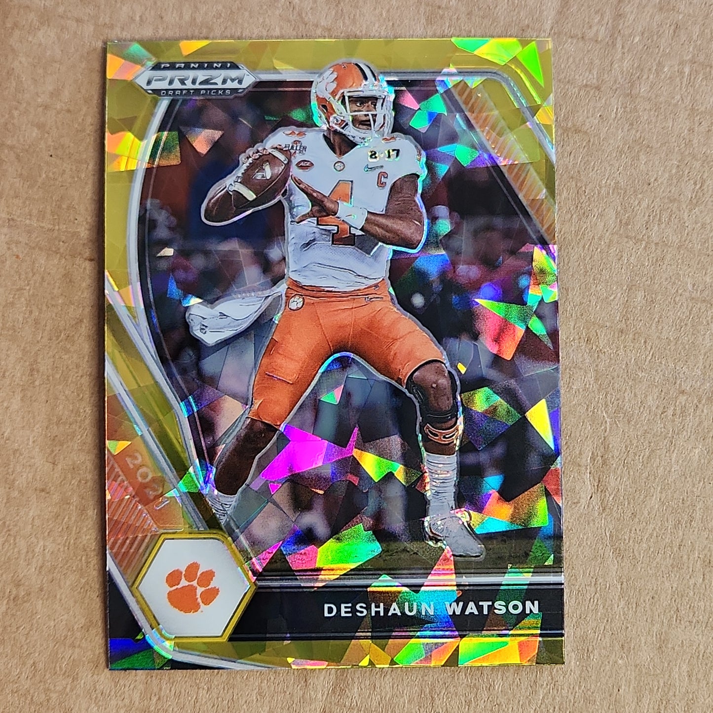 Deshaun Watson GOLD CRACKED ICE PRIZM - PANINI PRIZM DRAFTPICKS 2021 No.2