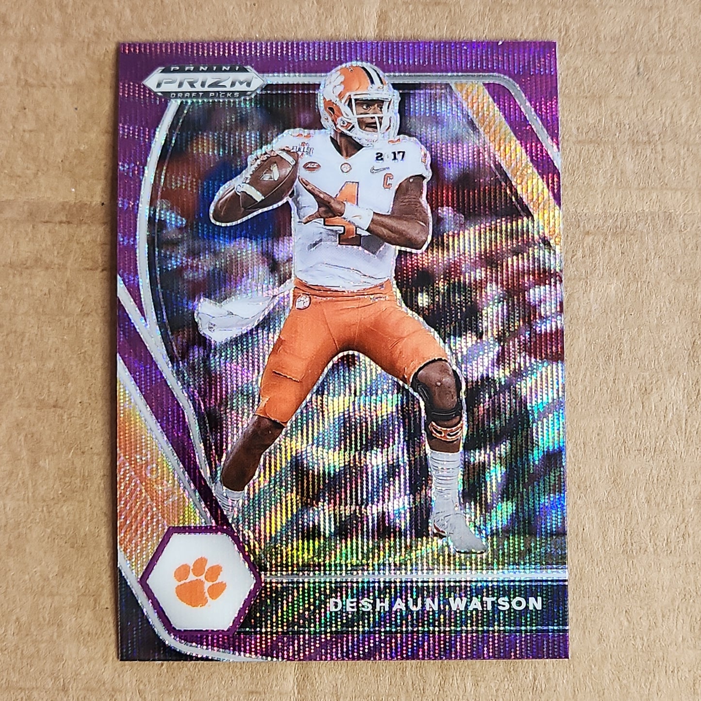 Deshaun Watson PURPLE WAVE PRIZM - PANINI PRIZM DRAFTPICKS 2021 No.2