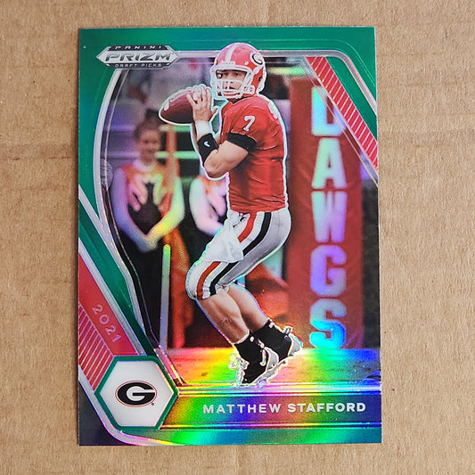 Matthew Stafford Prizm Green