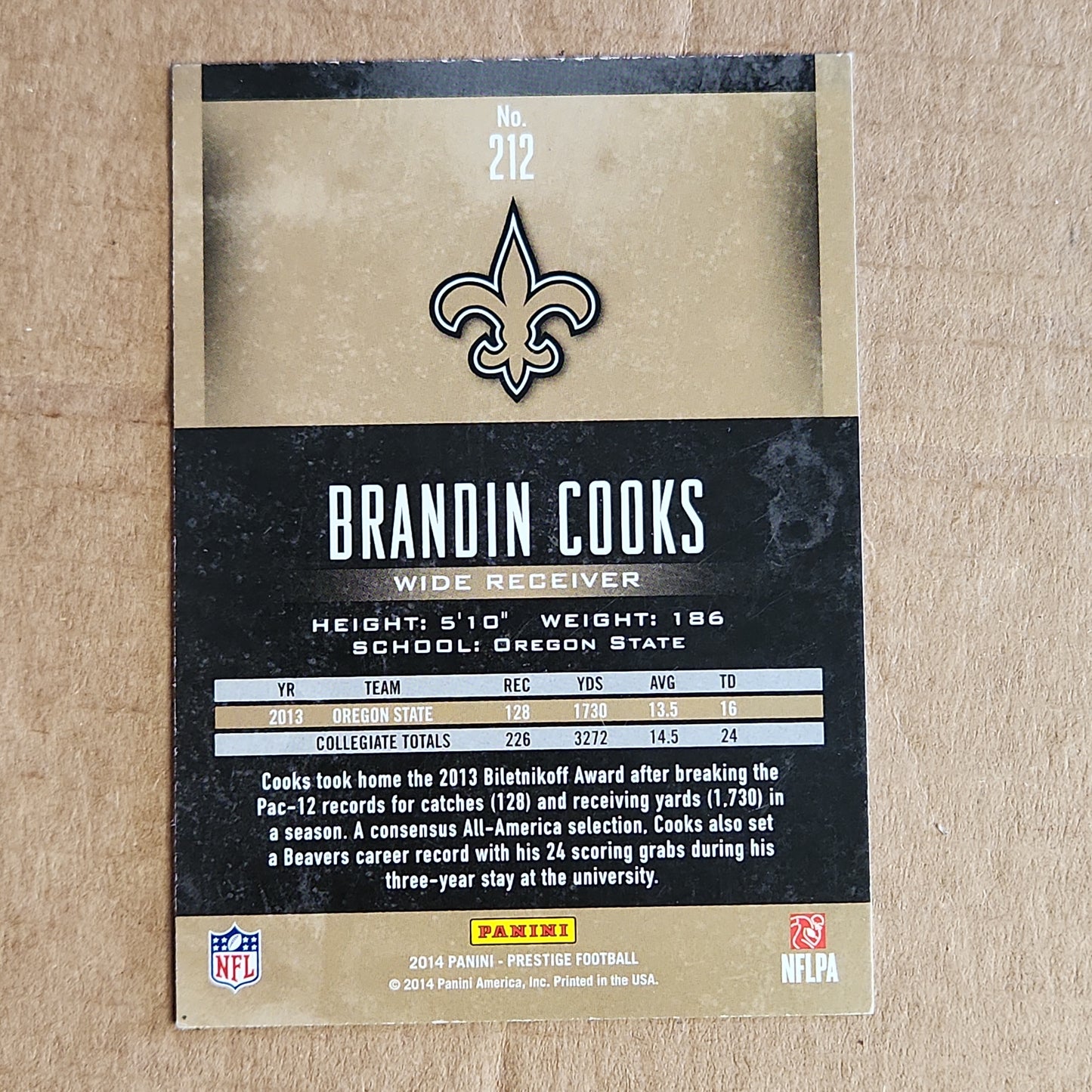 Brandin Cooks Prestige RC