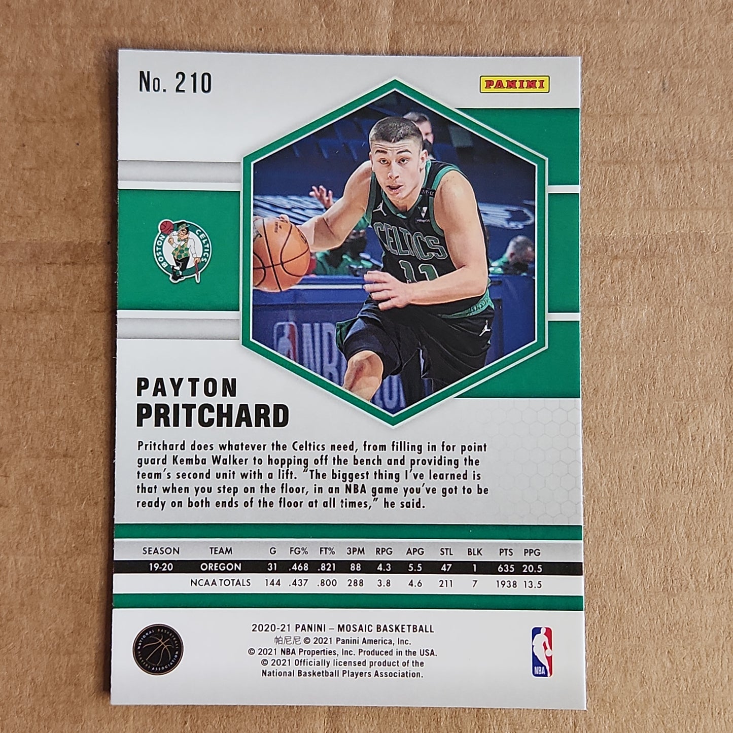 Payton Pritchard Mosaic RC 2