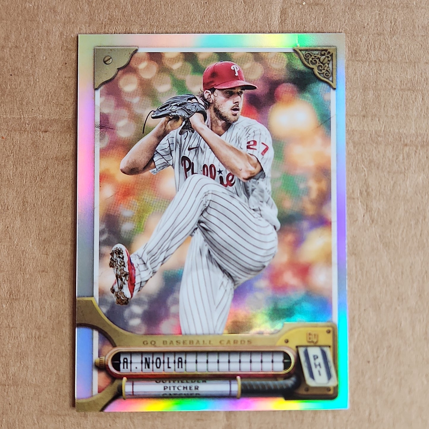 Aaron Nola GQ Silver Refractor