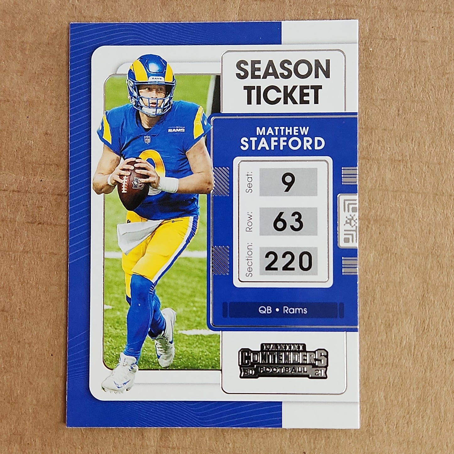 Matthew Stafford Season Ticket