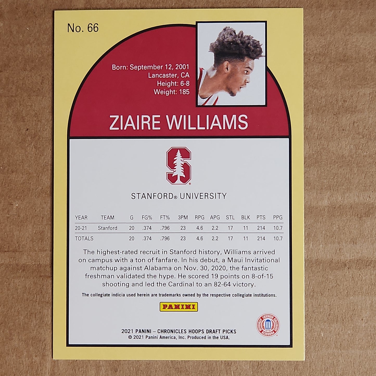 Ziaire Williams RC Tribute