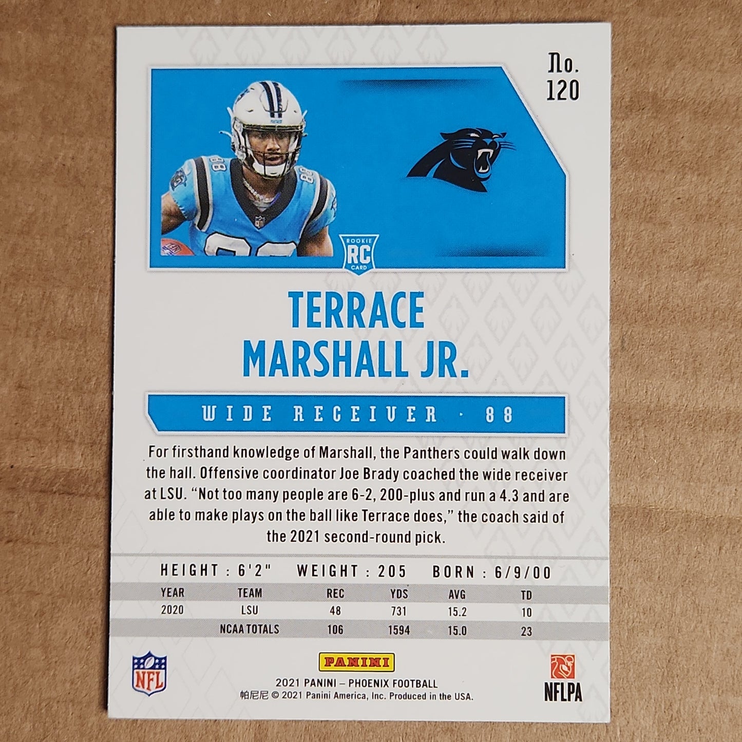 Terrace Marshall Jr. RC Phoenix