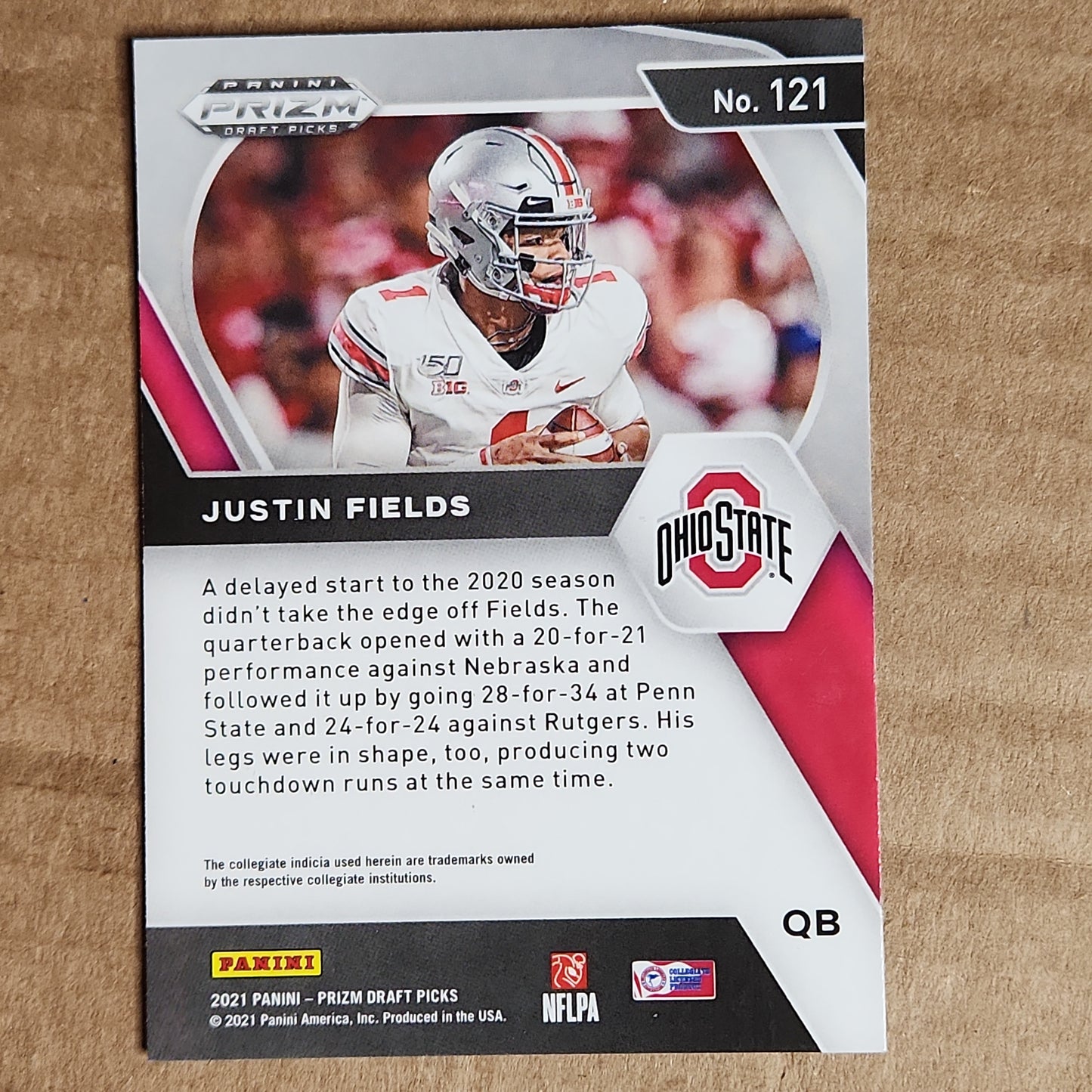 Justin Fields Prizm RC