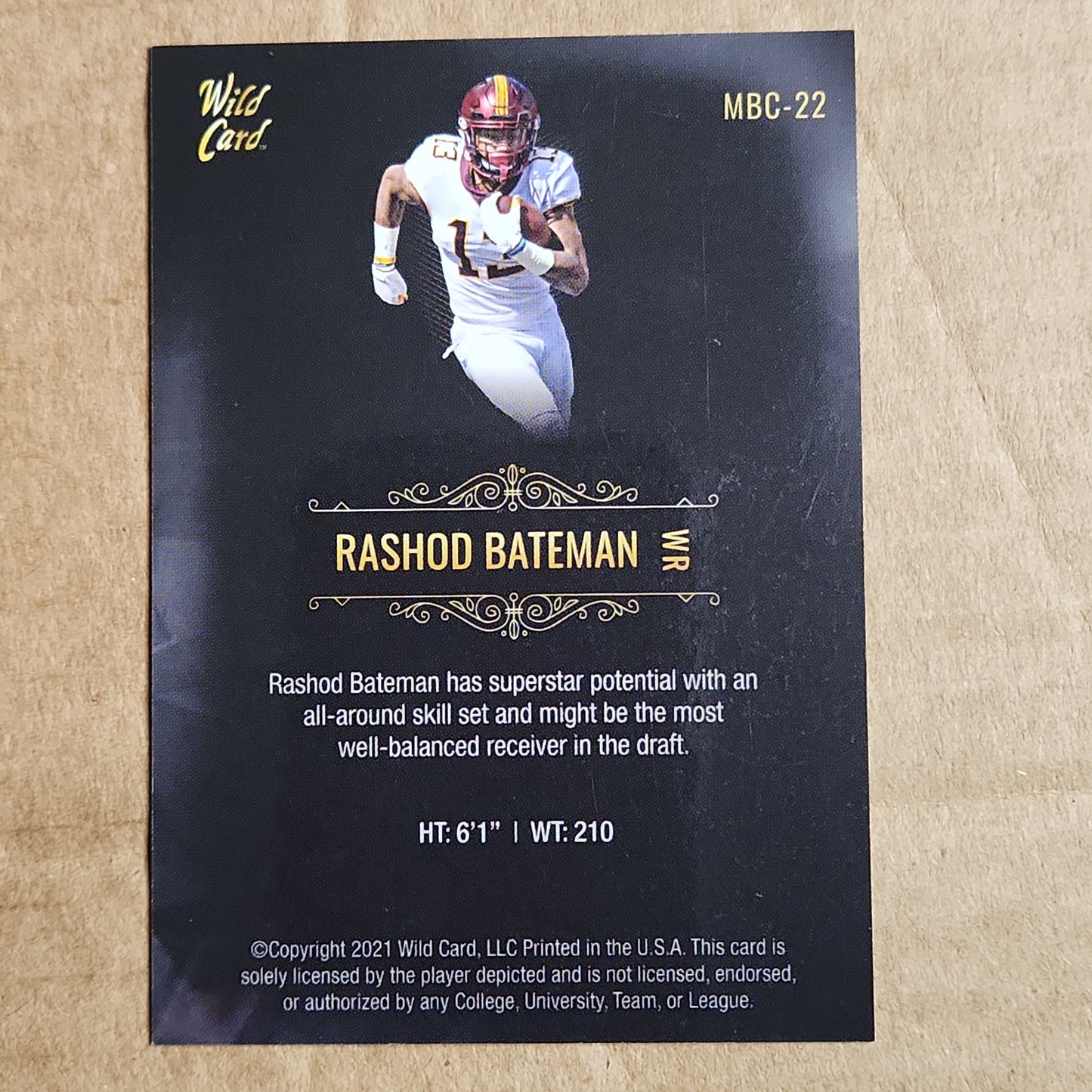 Rashod Bateman Matte RC