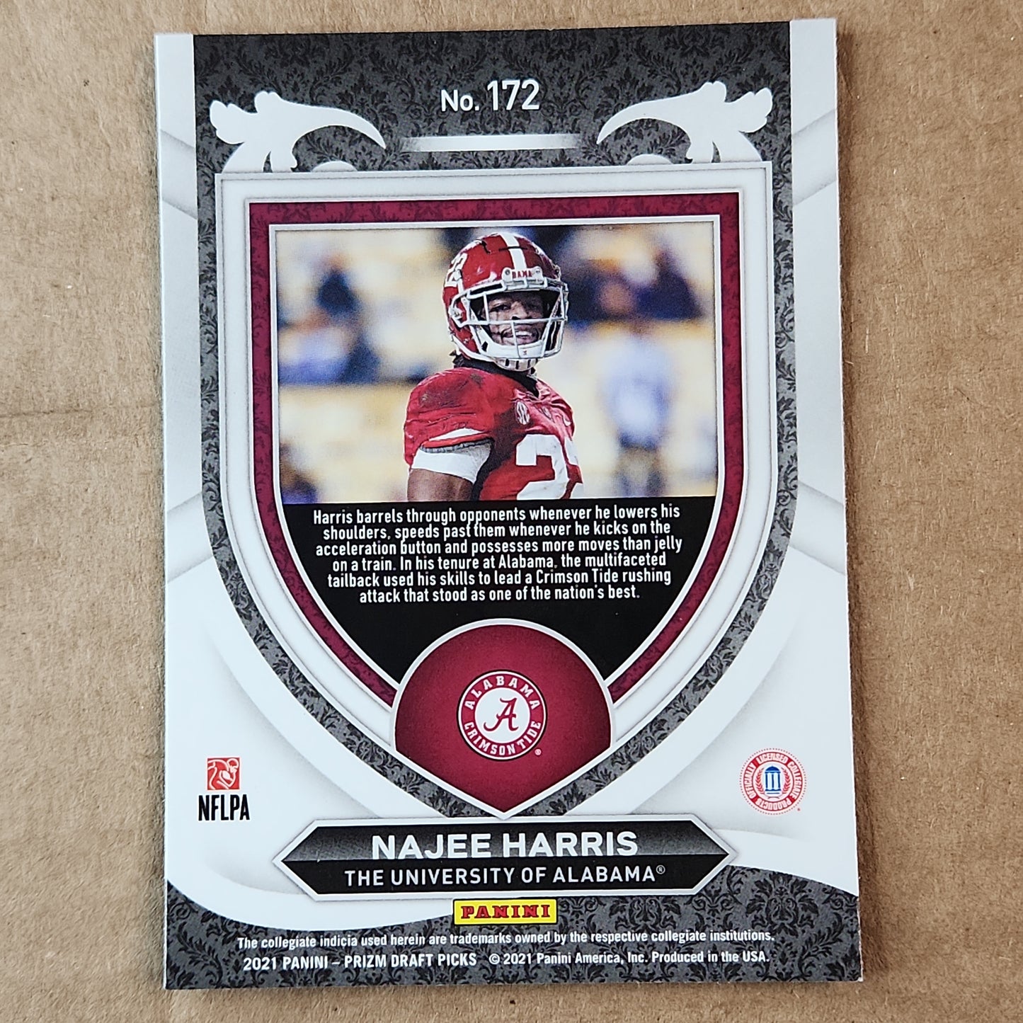 Najee Harris Prizm Crusade