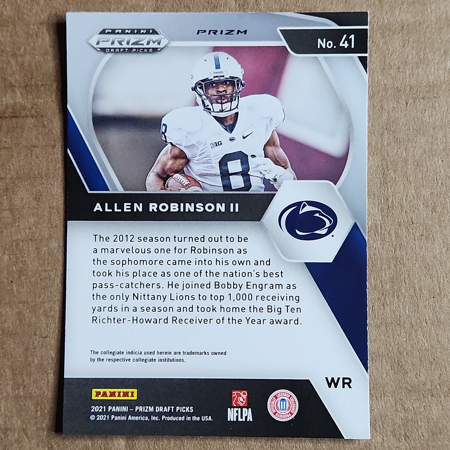 Allen Robinson Prizm Gold Cracked Ice