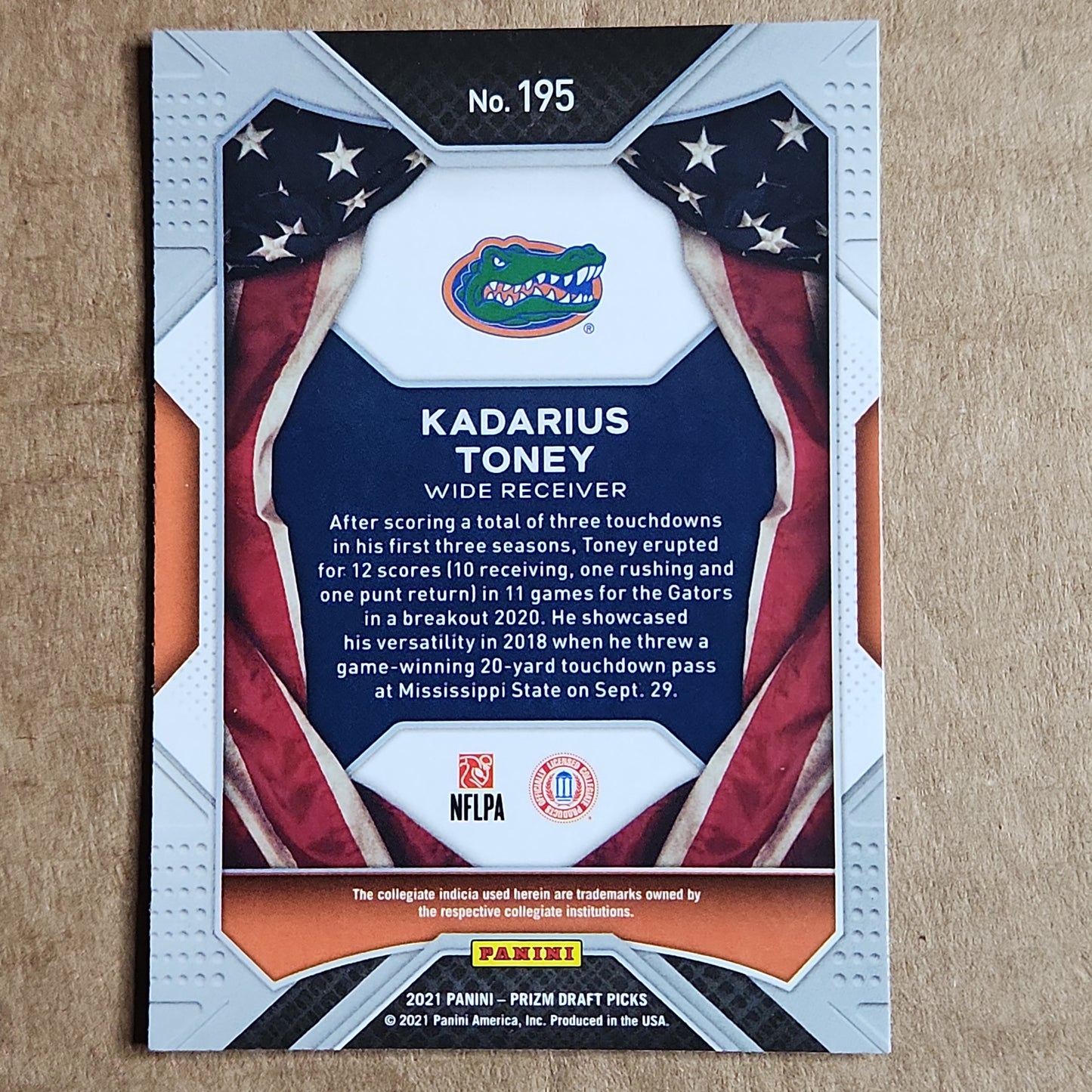 Kadarius Toney Prizm RC All Americans