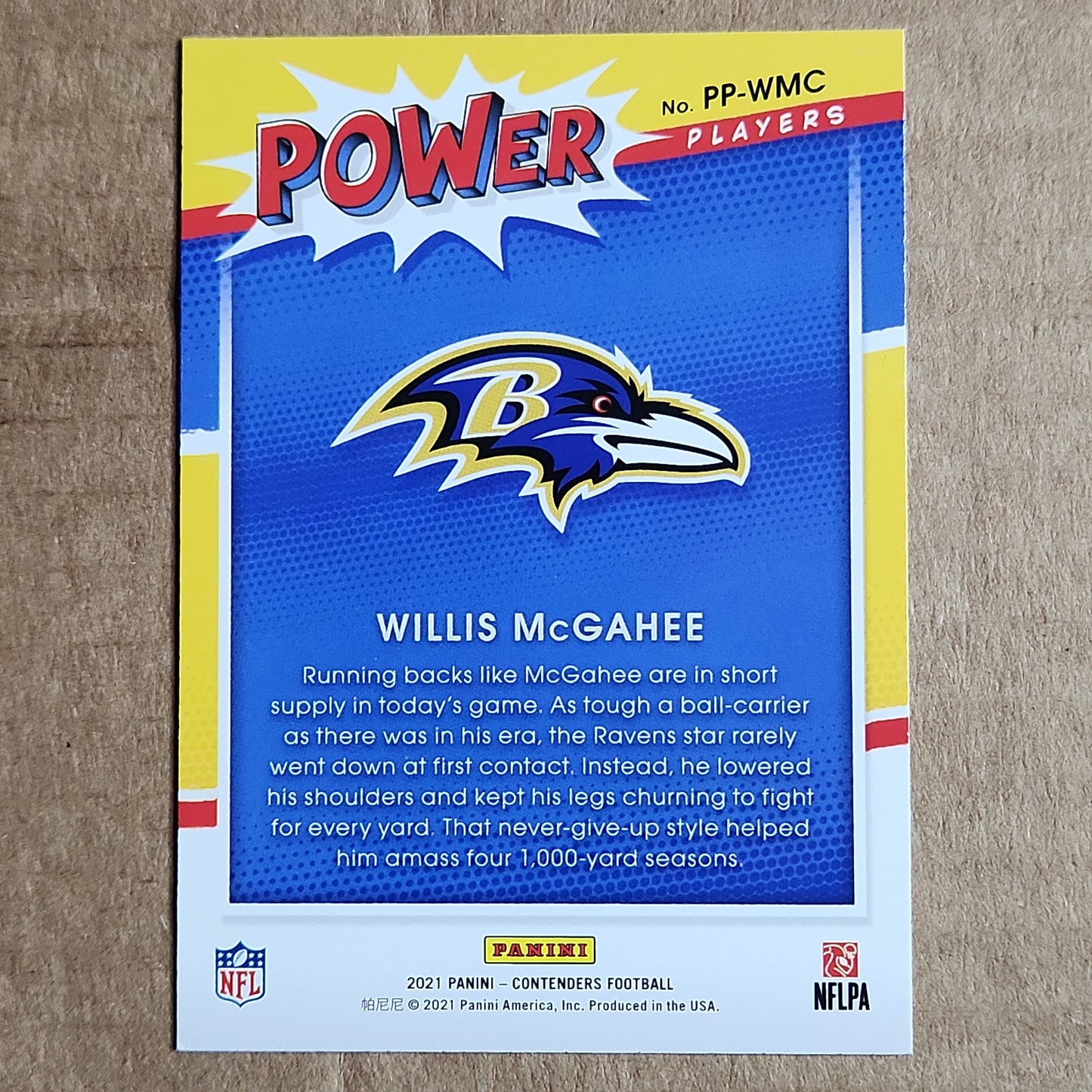 Willis Mcgahee Power Players Red