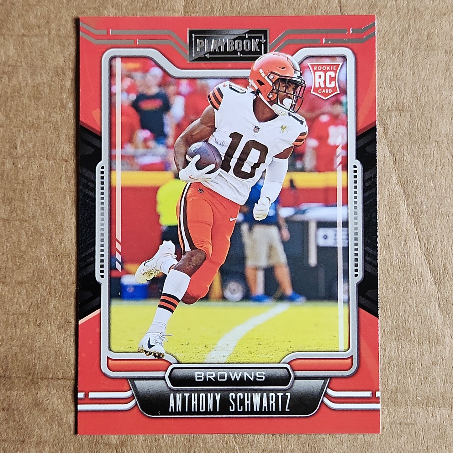 2021 Playbook Football Anthony Schwartz Rookie RC Parallel