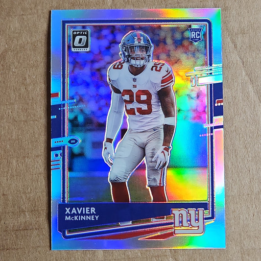 Xavier McKinney 2020 Panini Donruss Optic Silver Parallel Prizm Rookie RC