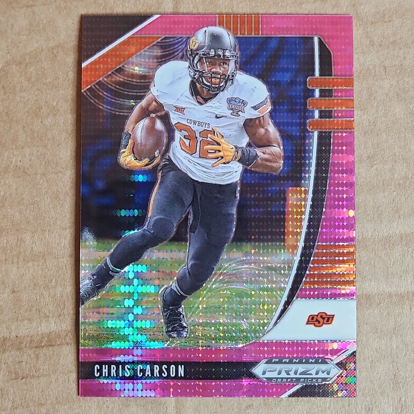 Chris Carson Prizm Pink Pulsar