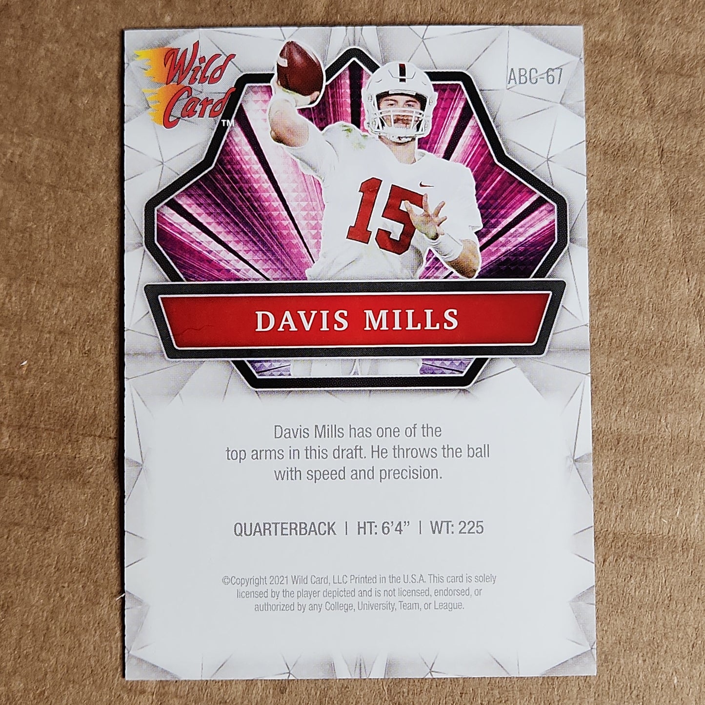 Davis Mills Wild Card Base