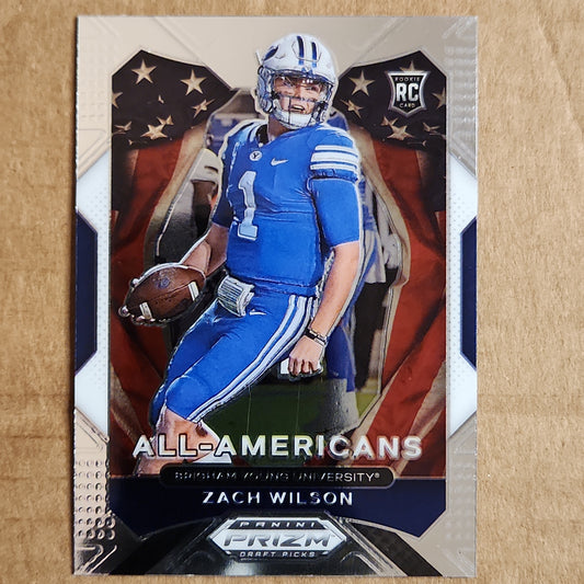 Zach Wilson Prizm All Americans Base