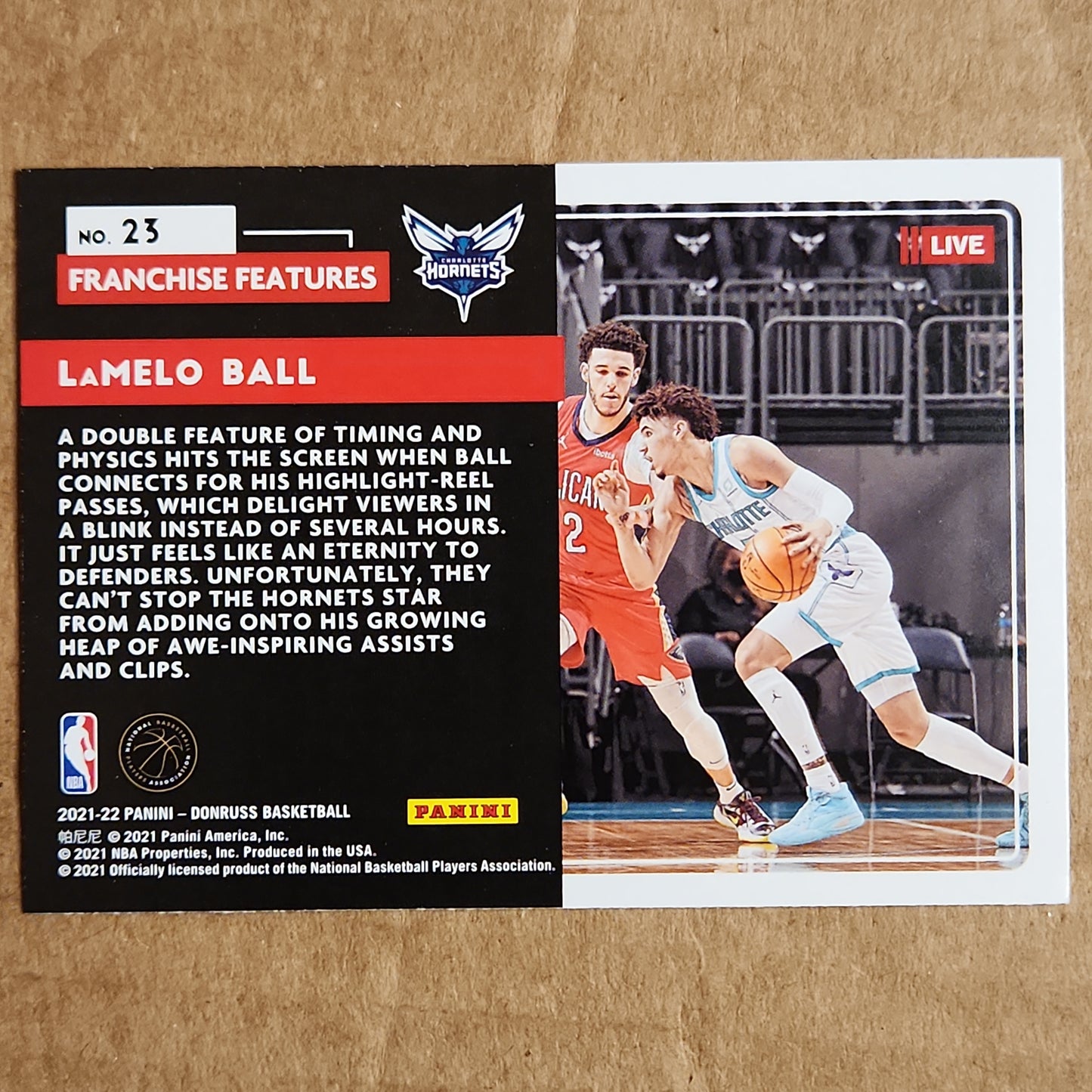 Lamelo Ball Donruss no.23