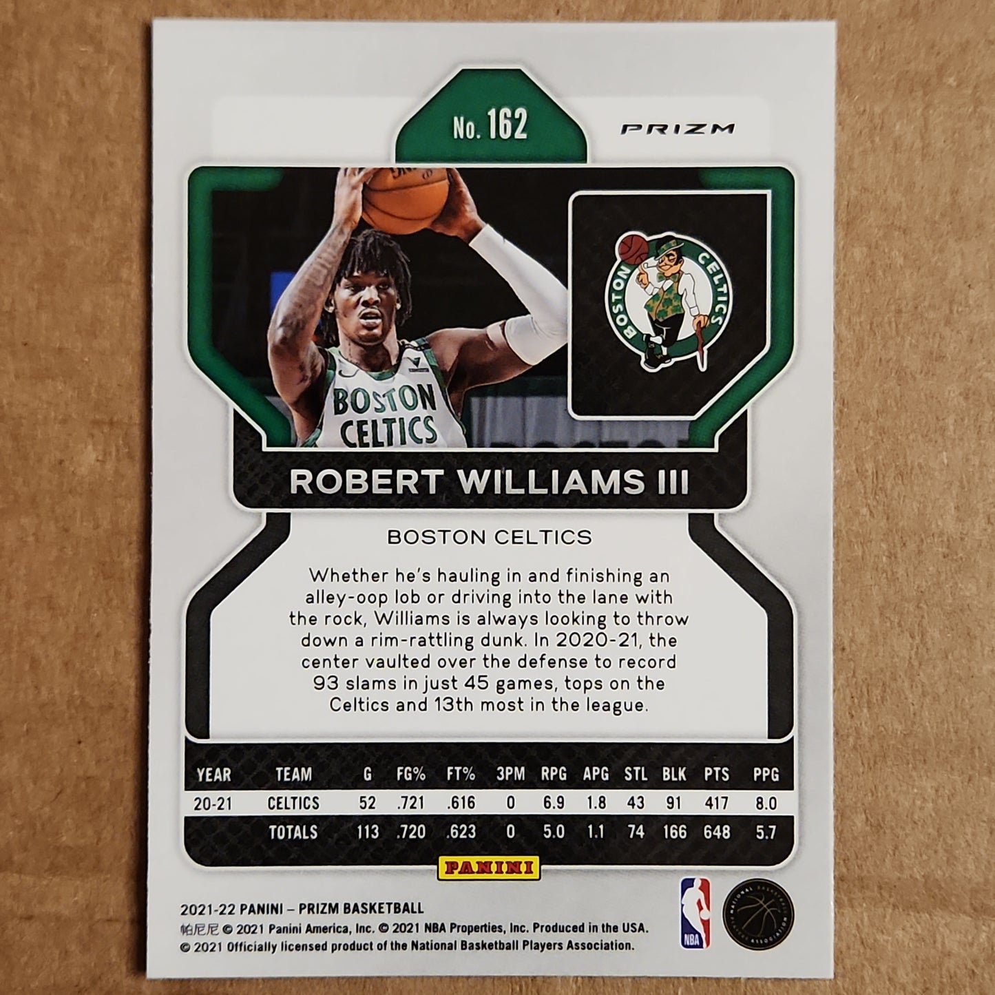 Robert Williams Prizm Silver Cracked Ice