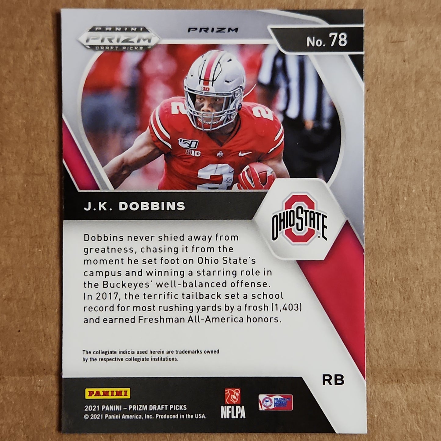 JK Dobbins Prizm RWB RC