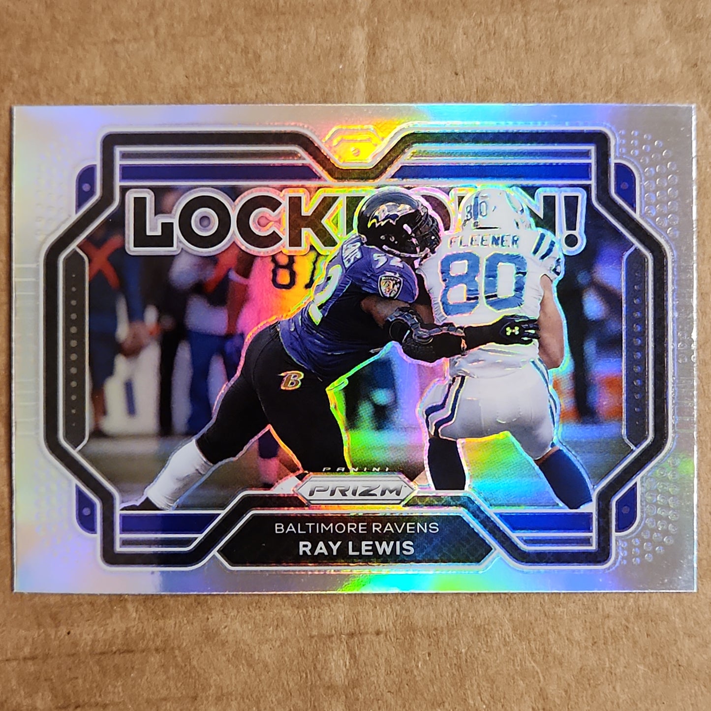 Ray Lewis Prizm Lockdown Silver