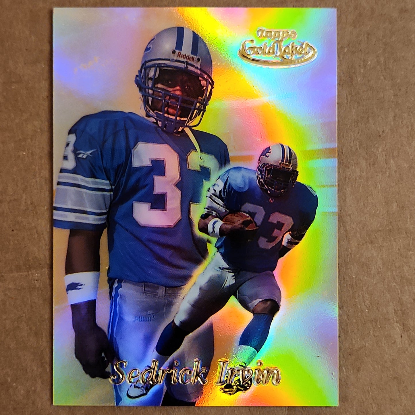 1999 Sedrick Irvin Topps Gold Label