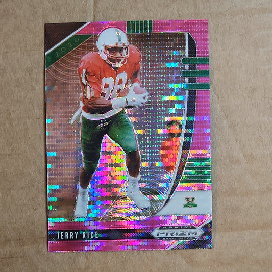 Jerry Rice Prizm Pink Pulsar